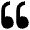 Quote Open Icon from Nova Solid Set