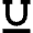 Text Underline Icon from Nova Solid Set