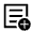 Add Notes Icon from Sharp Line - Material Symbols Set