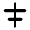 Align Horizontal Center Icon from Rounded Line - Material Symbols Set