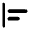 Align Horizontal Left Icon from Rounded Line - Material Pro Set