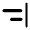 Align Horizontal Right Icon from Rounded Line - Material Symbols Set