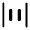 Align Justify Space Even Icon from Rounded Line - Material Symbols Set