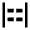 Align Justify Stretch Icon from Sharp Line - Material Pro Set