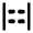 Align Justify Stretch Icon from Outlined Line - Material Pro Set