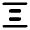 Align Space Even Icon from Rounded Line - Material Pro Set