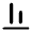 Align Vertical Bottom Fill Icon from Rounded Fill - Material Symbols Set