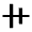 Align Vertical Center Icon from Outlined Line - Material Symbols Set