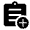 Assignment Add Fill Icon from Outlined Fill - Material Symbols Set
