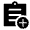 Assignment Add Fill Icon from Sharp Fill - Material Symbols Set