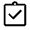Assignment Turned In Icon from Outlined Line - Material Symbols Set