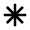 Asterisk Icon from Outlined Line - Material Pro Free Set