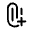 Attach File Add Icon from Rounded Line - Material Symbols Set