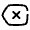 Backspace Icon from Solar Broken Set