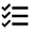 Checklist 3 Fill Icon from Outlined Fill - Material Pro Set