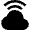 Cloud Wifi Fill Icon from Outlined Fill - Material Pro Free Set