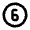 Counter 6 Icon from Rounded Line - Material Pro Free Set