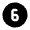 Counter 6 Fill Icon from Rounded Fill - Material Pro Free Set