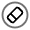 Eraser Circle Icon from Solar Line Duotone Set