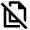 File Copy Off Icon from Outlined Line - Material Pro Free Set