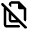 File Copy Off Icon from Rounded Line - Material Pro Free Set