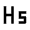 Format H5 Icon from Outlined Line - Material Pro Free Set