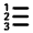 Format List Numbered Icon from Rounded Line - Material Pro Free Set