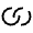 Link Circle Icon from Solar Broken Set