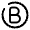 Text Bold Circle Icon from Solar Broken Set