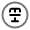 Text Cross Circle Icon from Solar Line Duotone Set
