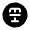 Text Cross Circle Icon from Solar Bold Set