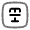 Text Cross Square Icon from Solar Line Duotone Set
