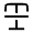 Text Cross Icon from Solar Linear Set