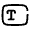 Text Field Icon from Solar Broken Set