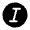 Text Italic Circle Icon from Solar Bold Set