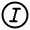 Text Italic Circle Icon from Solar Linear Set