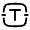 Text Square 2 Icon from Solar Linear Set
