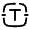 Text Square 2 Icon from Solar Broken Set
