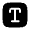 Text Square Icon from Solar Bold Set