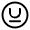Text Underline Circle Icon from Solar Linear Set