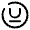 Text Underline Circle Icon from Solar Broken Set