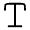 Text Icon from Solar Linear Set