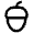Acorn Icon from Atlas Line Set