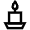 Candle Icon from Atlas Line Set