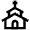 Church Religion Icon from Atlas Line Set