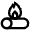 Fire Wood Icon from Atlas Line Set