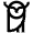 Owl Icon from Atlas Line Set