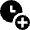 Clock Add Icon from Nova Solid Set
