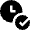 Clock Check Icon from Nova Solid Set