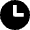 Clock Icon from Nova Solid Set